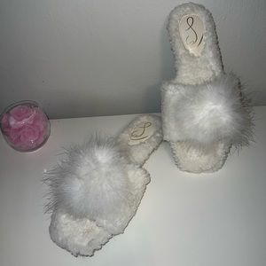 Sam Edelman bridal slippers